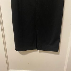 Zara trafaluc black bodycon dress